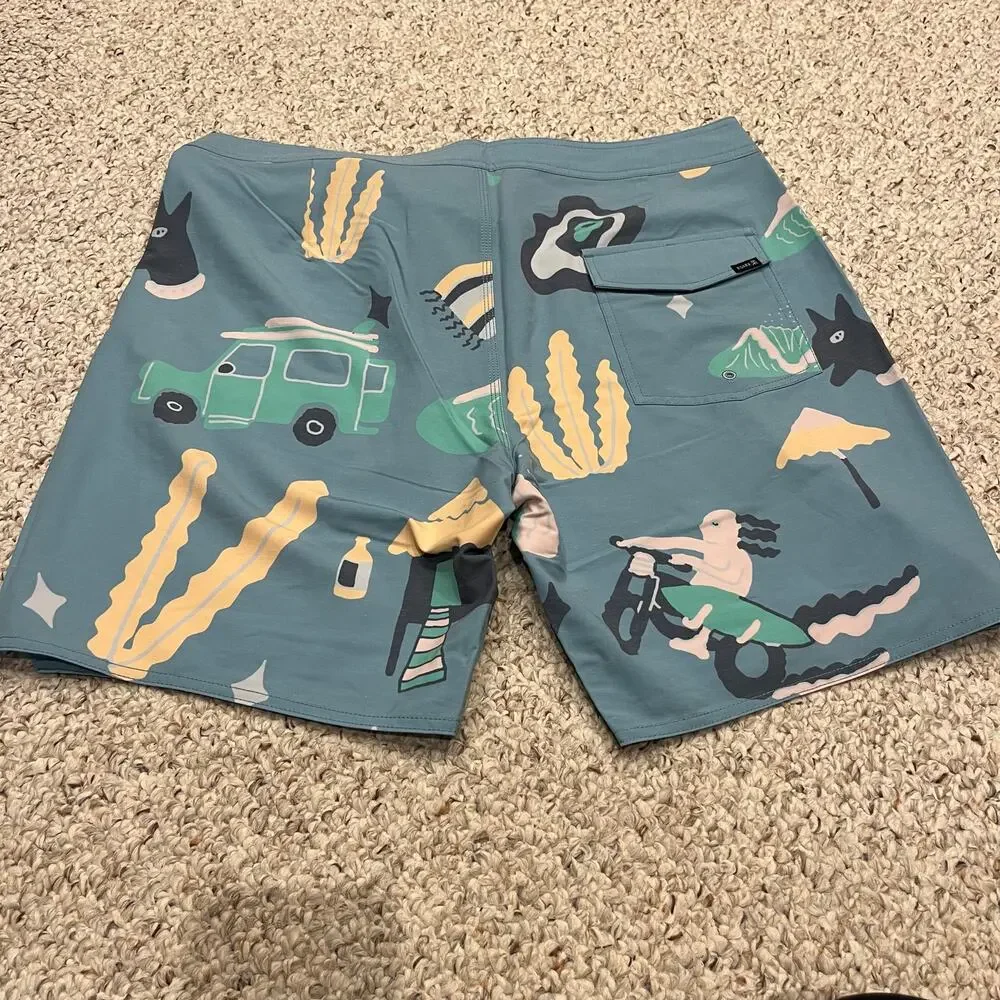 NWT Roark Agave Blue Passage 18